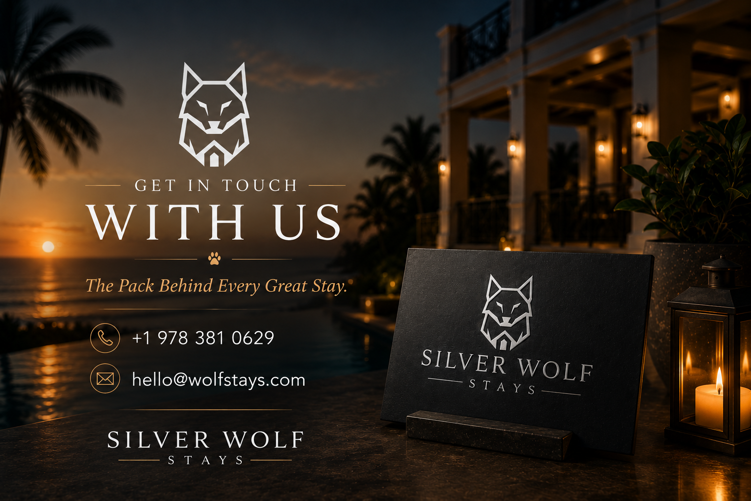 Get in touch with Silver Wolf Stays